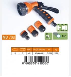 OTOMATİK TABANCA 7 FONKSİYON 4'LÜ SET 1/2